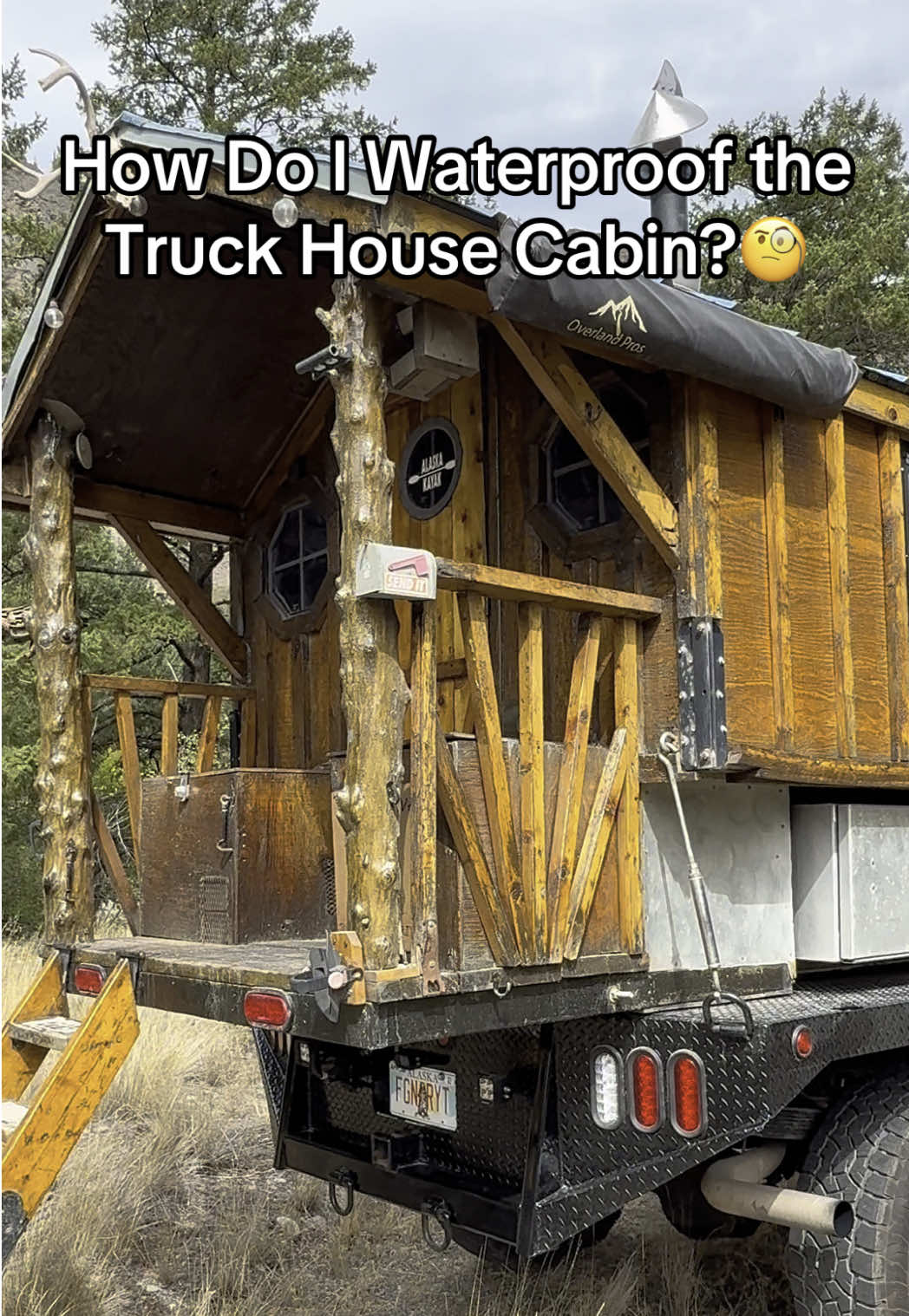 How Do I Waterproof the Truck House?🧐 @Complete Performance Store @bradfordbuiltbeds @TOYOTIRES #truckhouselife #truckhouse #truckcabin #cabin #vanlife #tinyhome #tinyhouse #nomad #ford #f350 #powerstroke #diesel #waterproofing #carpentry