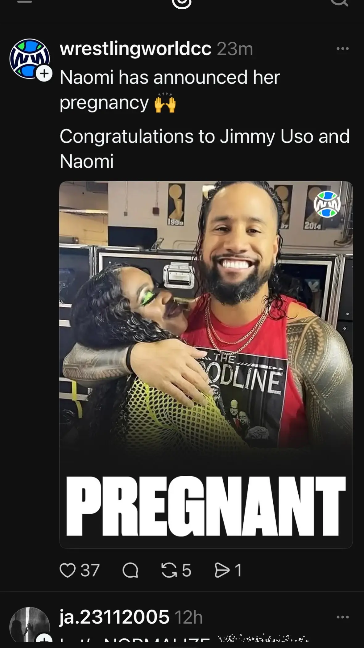 #WWE #naomi #jimmyuso 