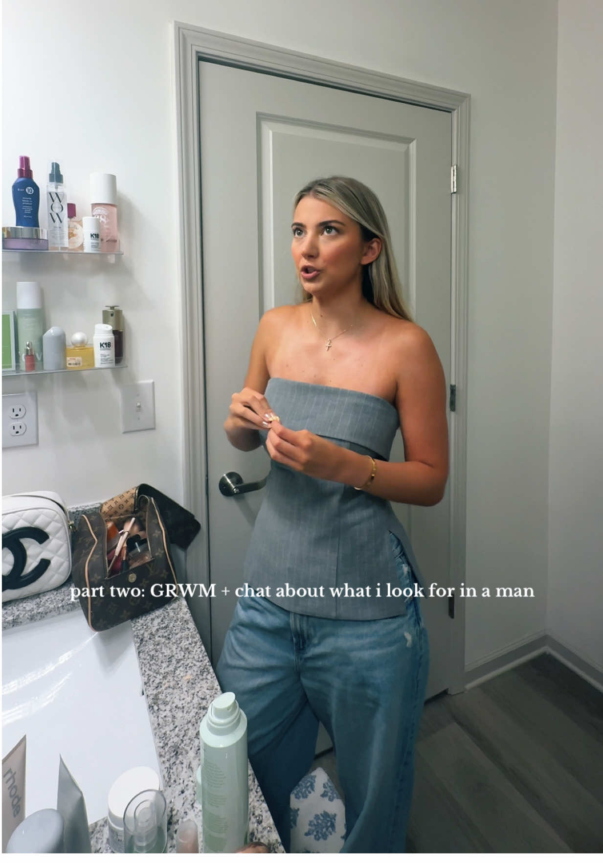 part two of grwm & what im looking for in a man 🤭 #grwm #christian #foryoupage #foryou #dating 