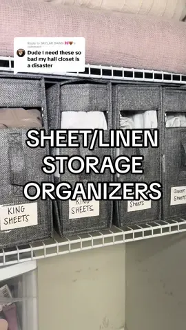 Replying to @SKYLAR DAWN 🎀🤎 These sheet organizers are an absolute dream 😍 no more fighting the dreadful fitted sheet anymore!!! #sheetorganizer #foldinghacks #foldinghacks #organize #tiktokshopcreatorpicks 