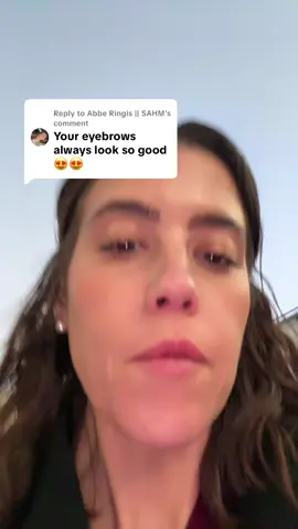 Replying to @Abbe Ringis || SAHM #brows #eyebrows #makeup #browpencil @UNICOS Cosmetics 