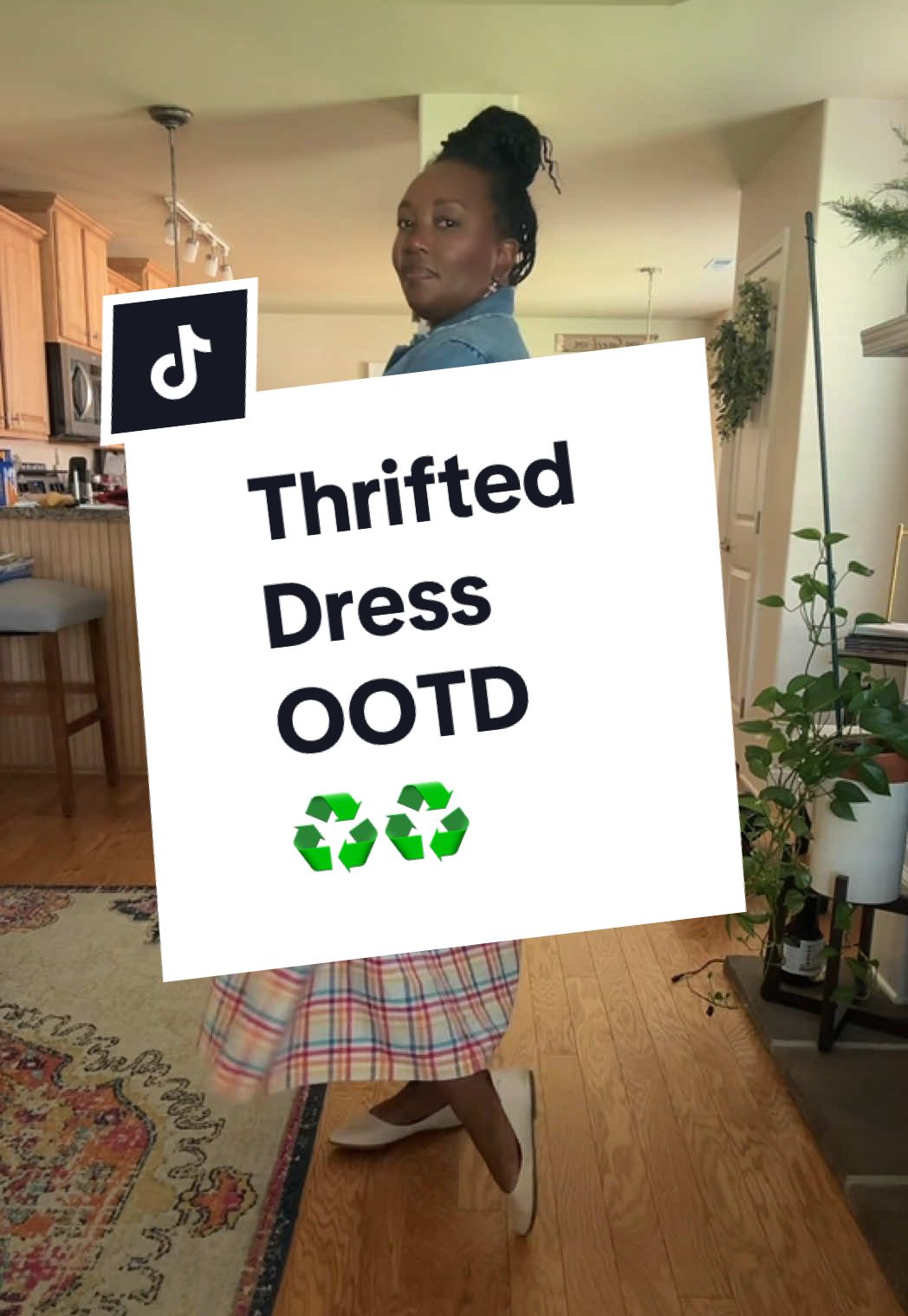 New week! A new set of outfits. This thrifted dress I wore for me lots of compliments!! #thrifted #thriftedstyle #thriftfinds #thrifttok #thriftedootd #thriftedoutfit #thriftedvstyled #thriftedfit 
