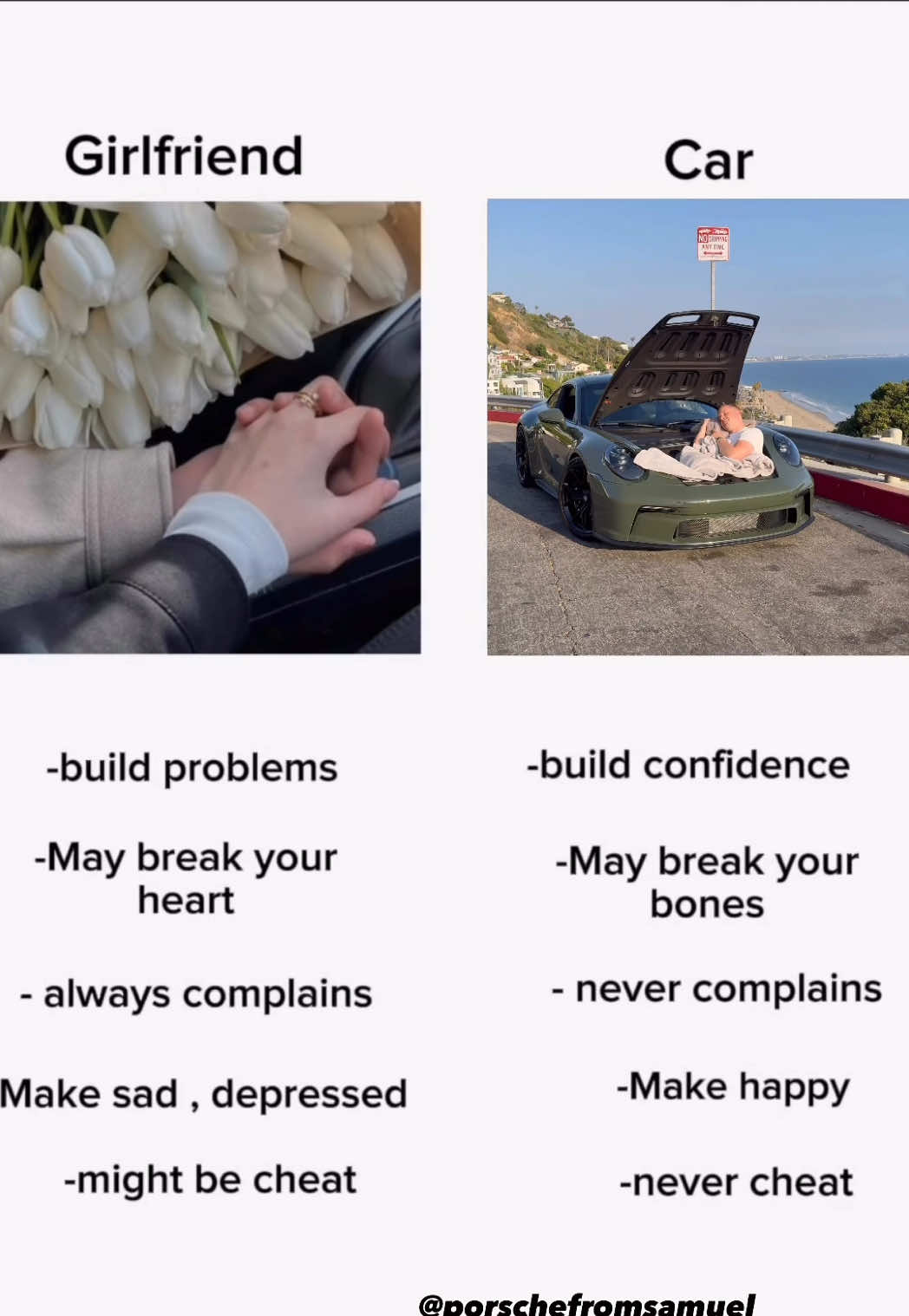 Agree or not? . #couplegoals #porsche911 #carguysbelike 