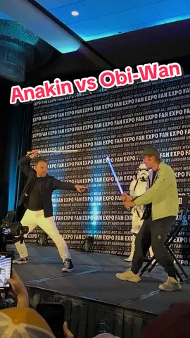 Witnessing this with my own eyes was a surreal experience🥹 #haydenchristensen #anakinskywalker #ewanmcgregor #obiwankenobi #starwars 