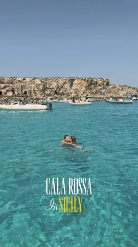 the bluest water we’ve ever seen 💙  #bluewater #ocean #calarossafavignana #calarossa #sicily #favignana 