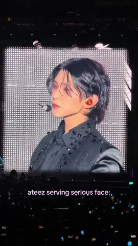 him trying to bite his chains is taking me out 😭 #mingi #ateezinarlington #ateez #민기 #ateezconcert #inyourfantasy 