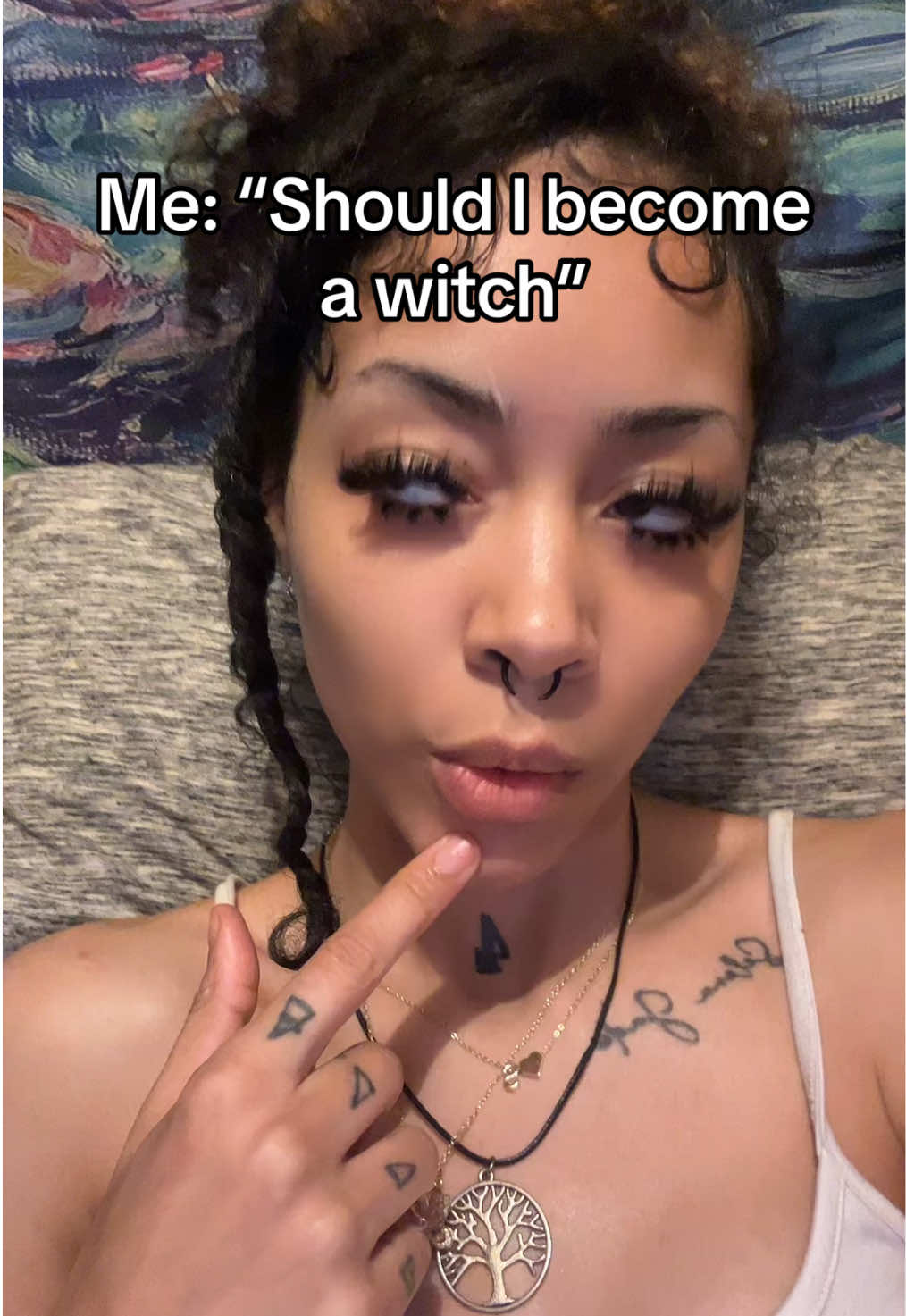 I am no longer a witch because my ancestors would not allow it 😂 #fypシ゚ #ancestors #spiritualtok #hoodoo #witchcraft 