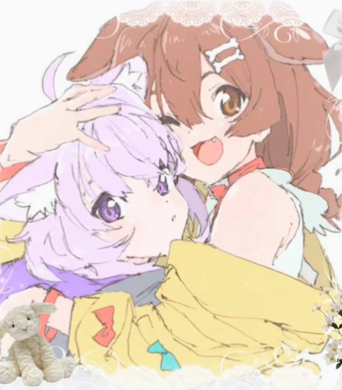 a series of characters that are literally me and @Frenchy i love u soososo much MWUA #fyp #bestfriend #ily #foryoupage #hololive 