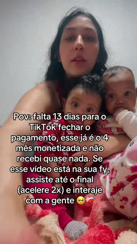 Fica aqui 1 minutinho 🙏🏼❤️‍🩹 #monetizartiktok #fyp #maedetres 