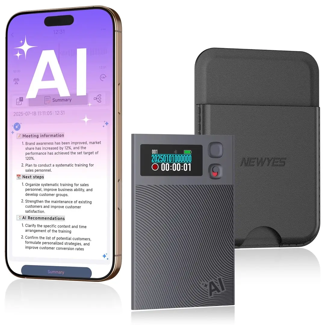 🎙️ Real-time transcription
🌍 188+ voice translations
📝 AI summaries
🔋 28h battery | 64GB storage

✨ Use code AINEWYES before 08/31/25 for a good deal!
👉 🔗 in bio

#NEWYES #VoiceRecorder #AItools #transcription #translator 