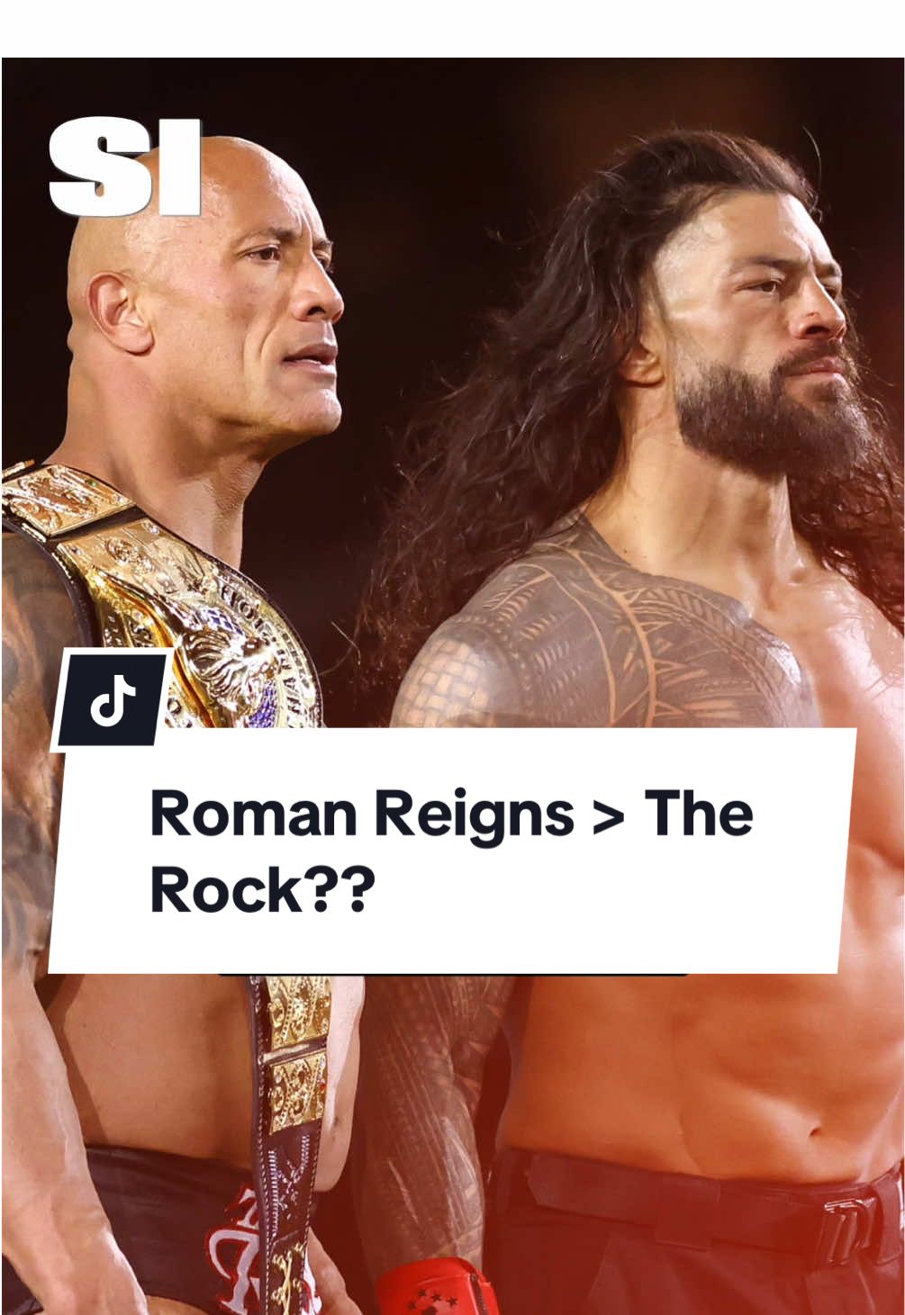 Who’s your pick? #WWE #raw #romanreigns #therock 