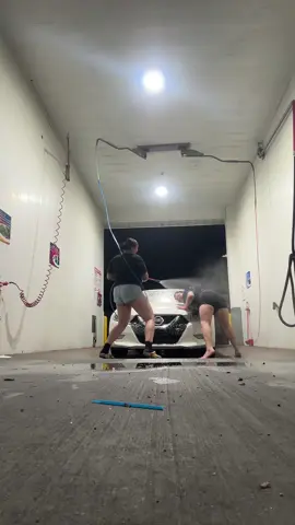 our take one the trend 😭 how did we do? 🤔 @Calyse 🧚🏻‍♀️  #fyp #carwash 