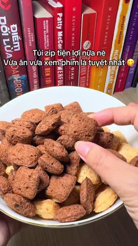 Bánh snack nhân kem Pillows đủ vị #fypシ #xhtiktok #foryou #foodtiktok #reviewdoan 