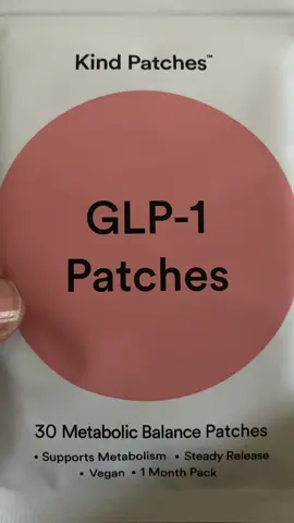 Kind patches#glp1 #patches #metabolism #balanc #fyp 