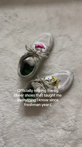 #cheer #shoes #retirement #sad #deep 