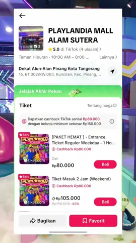 Wajib masuk list liburan seru bareng teman-teman ataupun pasangan kalian nihhh, buruan booking sekarang lewat tag lokasi di vt ini🙌🏻#hdagojelajahmerdeka #playlandia #tunjunganplaza #surabayatiktok #playground 