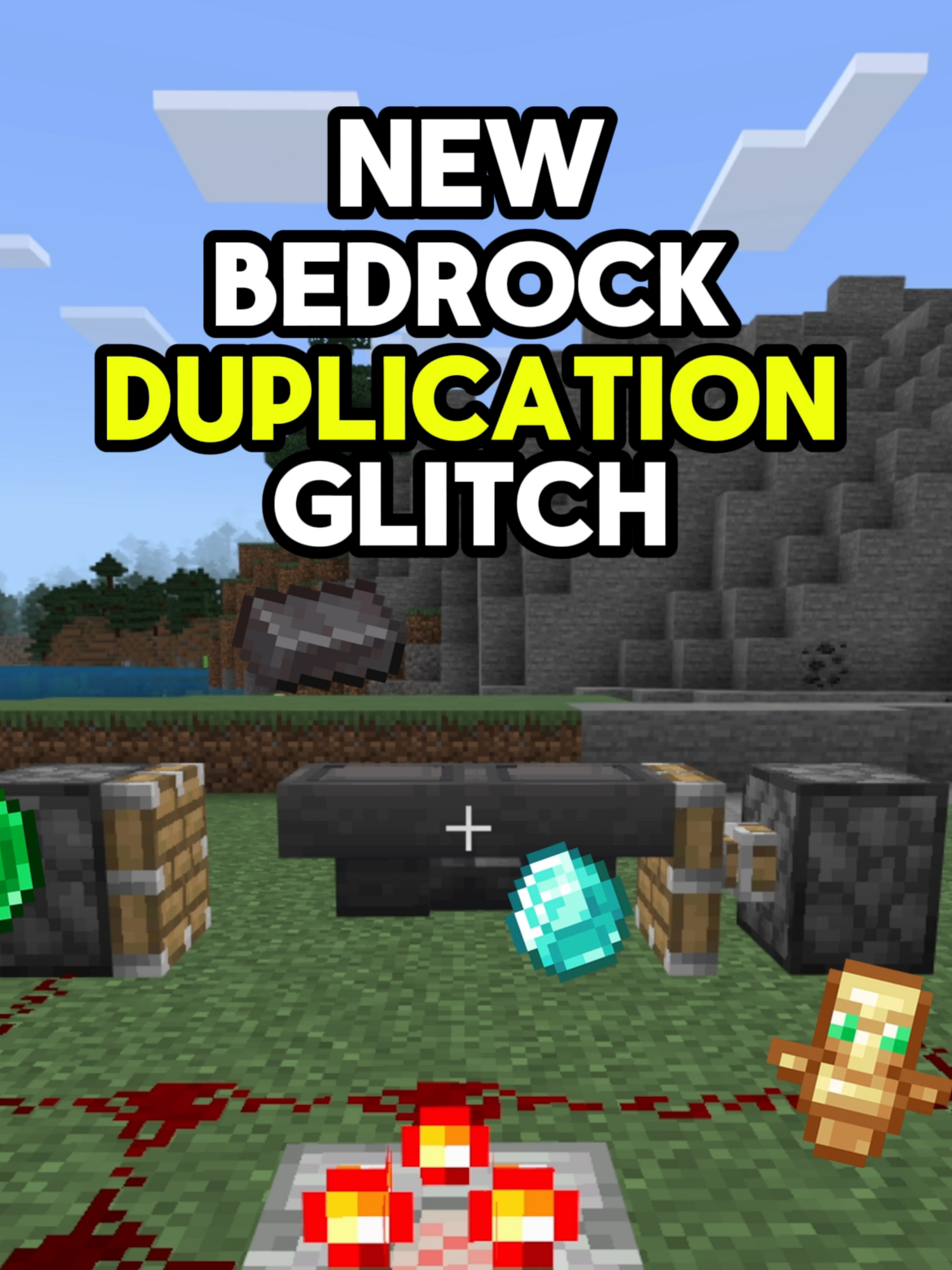 Brand NEW Bedrock Duplication Glitch! Works in the latest update! Follow for more videos like this!  bedrock duplication, automatic bedrock duplication, minecraft bedrock edition #Minecraft #relatable #minecraftbuilding #minecrafttutorial #guessthesong #minecraftchallenge #Minecraft #fyp #minecraftshorts #mcyt #gaming #cinematic #javaedition #shorts #minecraftmeme #tiktok #mcyttiktok #satisfying #minecraftfunny #10000iq