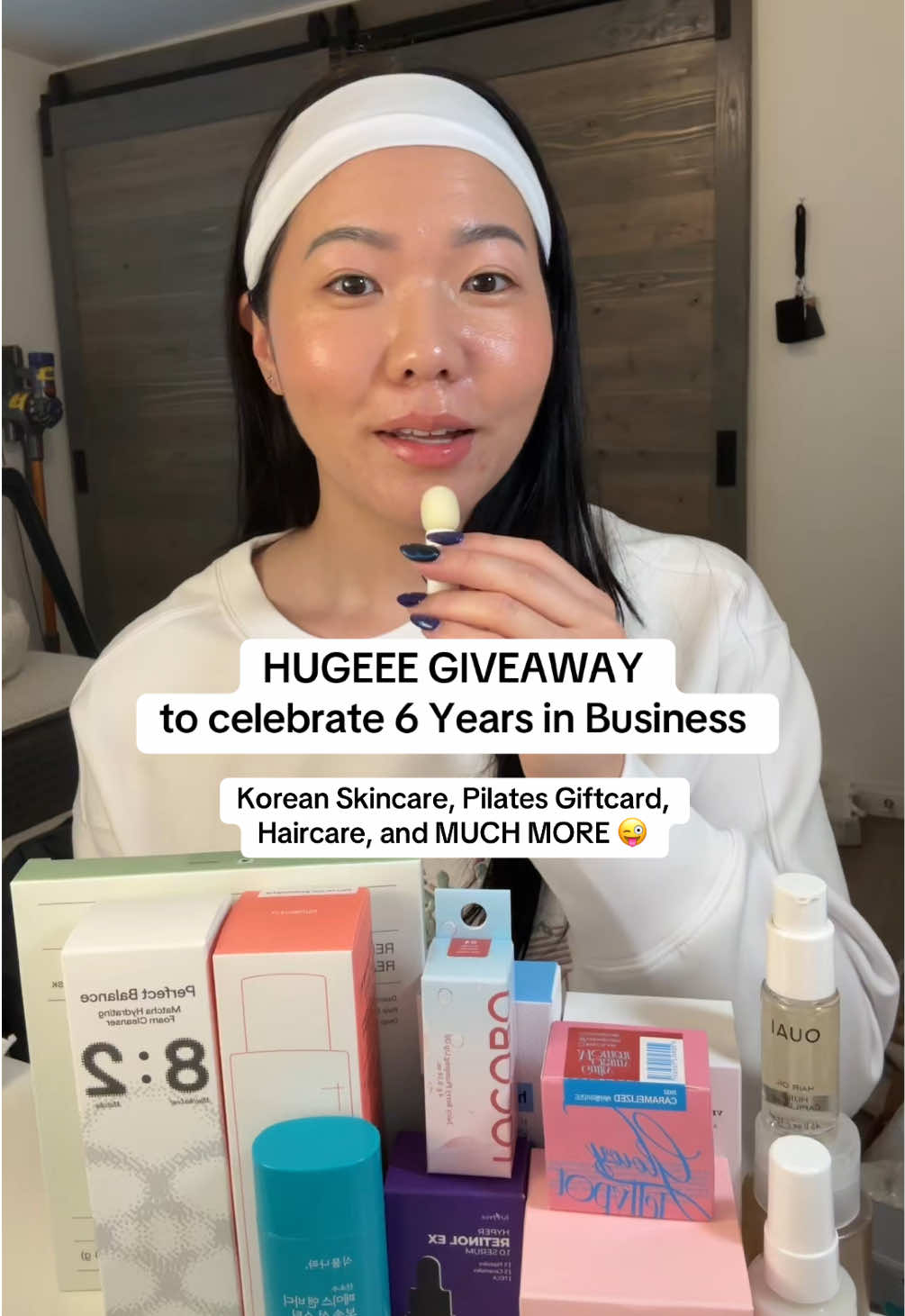 HUGE GIVEAWAYYY to celebrate 6 years of my business: Seoulful Glam 🫶🎉🤭 Giving away Korean skincare, Korean makeup, Matcha Giftcard, and MUCH MORE!!!  Entry Rules:  1.) MUST be LOCAL to Orange County, CA or within Southern California  2.) Pick ONE Platform to enter: Either tiktok or Instagram. Doing both doesn't mean you'll get more entries. 3.) If entering on Tiktok: Follow my page & tag 2 friends in the comments below ⬇️ 4.) If entering on IG: Like this video, tag 2 friends in the comments ⬇️ and follow my page  5.) Multiple comments will not give you multiple entries. Making it as fair for everyone!  6.) Winner will be chosen on Monday 8/25/25 @ 5pm PST!  GOOOD LUCKKK!  #giveaway #southerncalifornia #orangecountyca #orangecountycalifornia #soloesthetician #estheticianlife #koreanskincare #koreanmakeup #pilates #matcha 