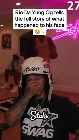 Rio Da Yung Og tells the full story of what happened to his face 😢… #riodayungog #face #plaqueboymax 