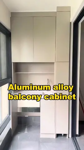 Aluminium alloy balcony cabinets.#balconycabinet #cabinetdesign #architeture #cabinetmaker #cabinetfactory #fyp #DIY #homedecro #alunimum#aleadhome 