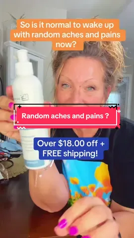 I guess I’m at the age where that is going to start happening. I’m just thankful I have medical professionals in my family to give me all the tips! #magnesiumlotion #achesandpains #hydratinglotion #targetthepain #postworkout 