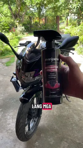 Replying to @asdfgj Automotive coating para iwas scratch, dagdag kinang at proteksyon sa motor #gixxersf155 #coating #wax