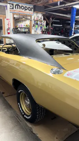 Looks good but I ruined a perfectly good 1968 Dodge Charger by installing a vinyl top.#noelsmusclecarrestoration #moparornocar #moparkeith1 #dodgecharger 