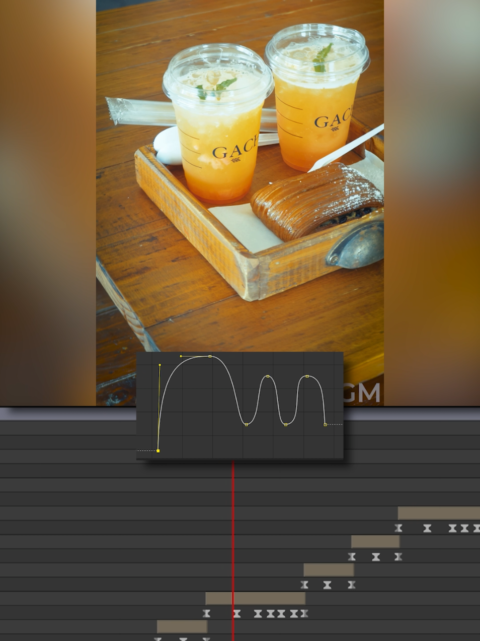 Gach coffee timeline #aftereffects #cafe #vibe #vibing #cake 