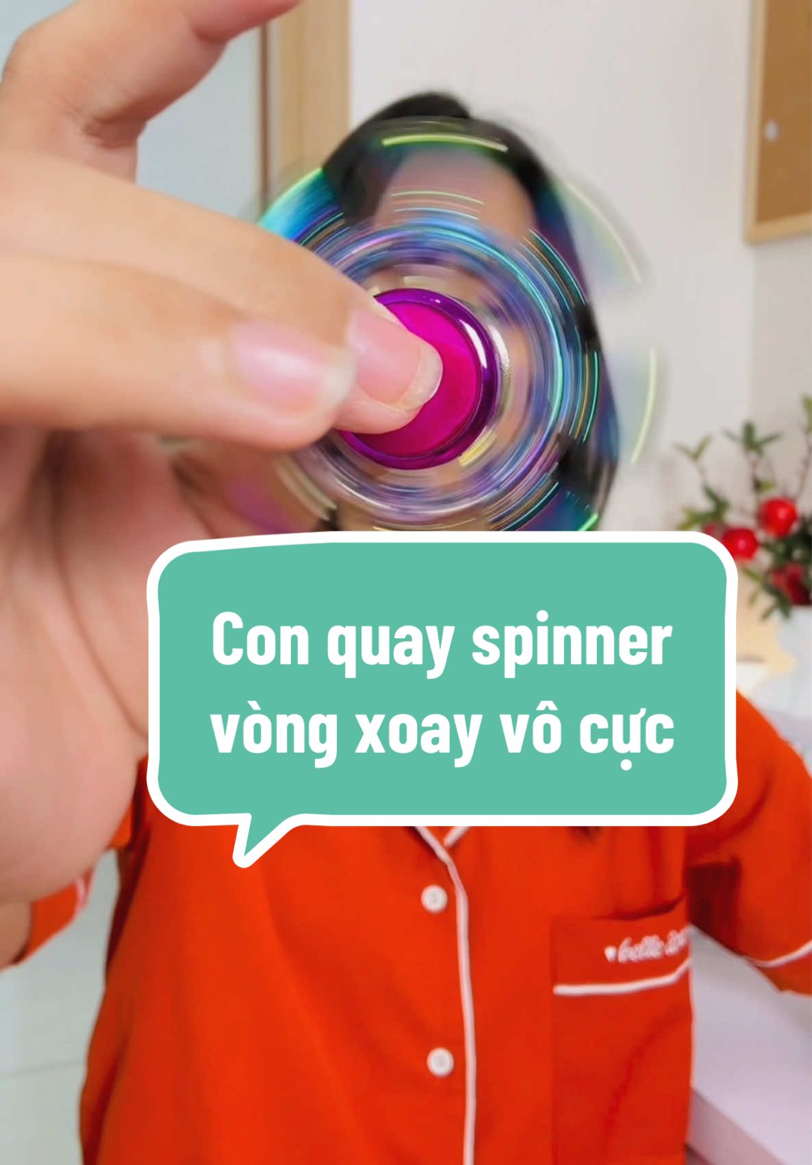 Con quay spinner vòng xoay vô cực. đồ chơi trẻ em rất thích, tặng chồng, đồng nghiệp giúp giảm căng thẳng. #conquay #spinner #conquayspinner #conquayvocuc #thuytapvu #noitro #mebim 