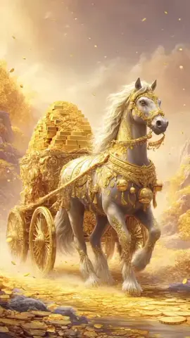 Blessings claim it today. A GOLD HORSE Amazing bringing a lot of luck. #claimit #now #manifest #lucky #charm 