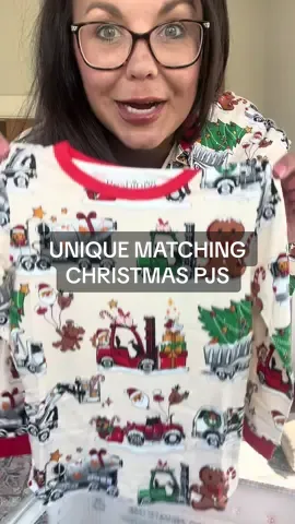 BAMBOO and they are so unique and different!! Perfect for our family of equipment loving boys!!! Grab them before they are gone! #matchingchristmaspjs #christmaspjs #bamboopjs #christmaspajamas #kidschristmaspjs 