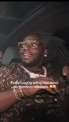 RioDaYungOg telling max about his homeboy milkshake 😂😂#plaqueboymax #riodayungog #fypシ 
