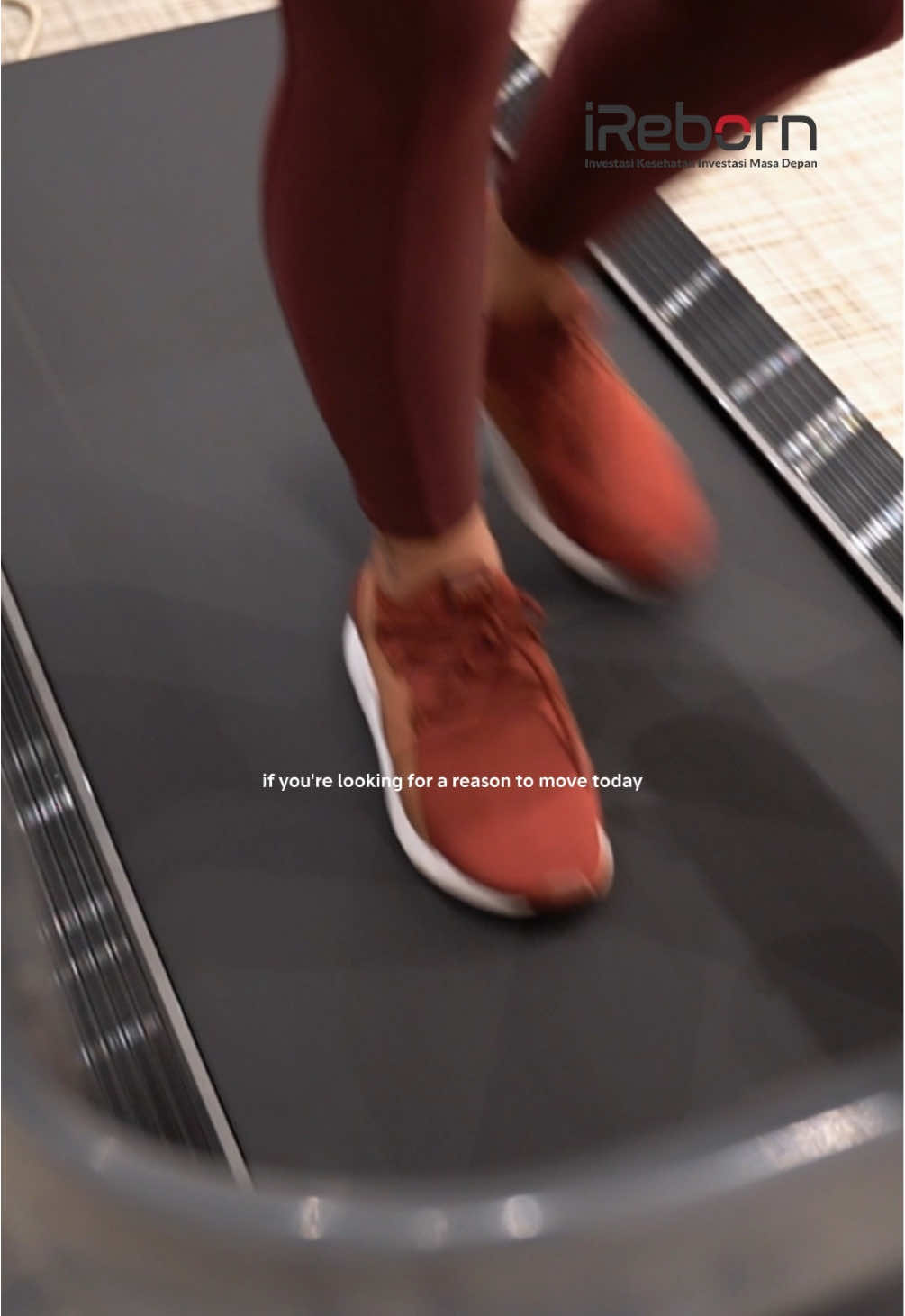 Cukup satu ruang, tekad, dan tujuan. Di sudut rumah ini, keringat berubah jadi progres ✨  #ireborn #irebornbandung #investasikesehataninvestasimasadepan #workout #treadmill 