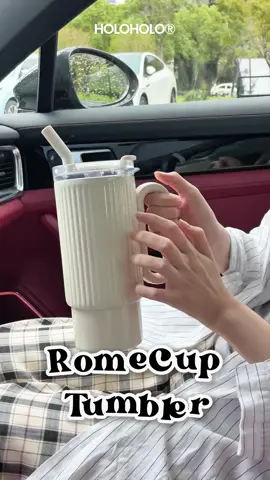 Rome tumbler for your day🙌🏻🥰 Stay hydrated & stay healthy 🧚‍♀️ #holoholo #holoholoindonesia #tumbler #botolminum #rome 