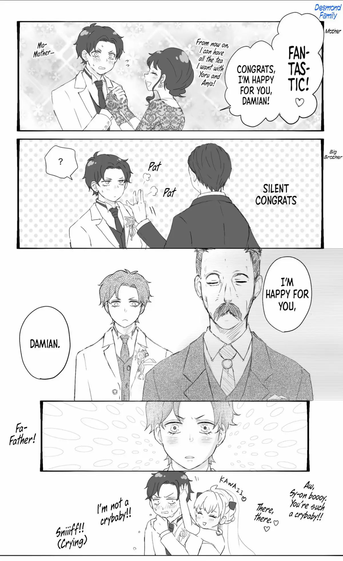 Thật Vui! Kết hôn  Cha công nhận  Fann #Anya #Damian #spyxfamily #cute #xuhuong 