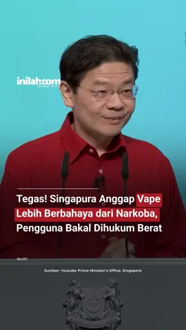 Pemerintah Singapura mengambil langkah tegas dengan memperlakukan penggunaan vape sebagai pelanggaran serius setara narkoba, menyusul meningkatnya penggunaan rokok elektronik ilegal di kalangan anak muda. Perdana Menteri Lawrence Wong menegaskan bahwa penegakan hukum akan ditingkatkan secara signifikan. Langkah ini mencerminkan komitmen kuat Singapura dalam menjaga kesehatan publik dan menekan laju penyalahgunaan zat adiktif di usia muda. #inilahNews #Singapura #Vape #LawrenceWong #Inilahcom #titiktengah #titikcerah 