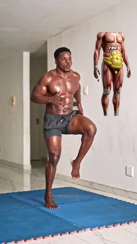 Quick HIIT workout fat burning No Equipment Do this at home #fyp 