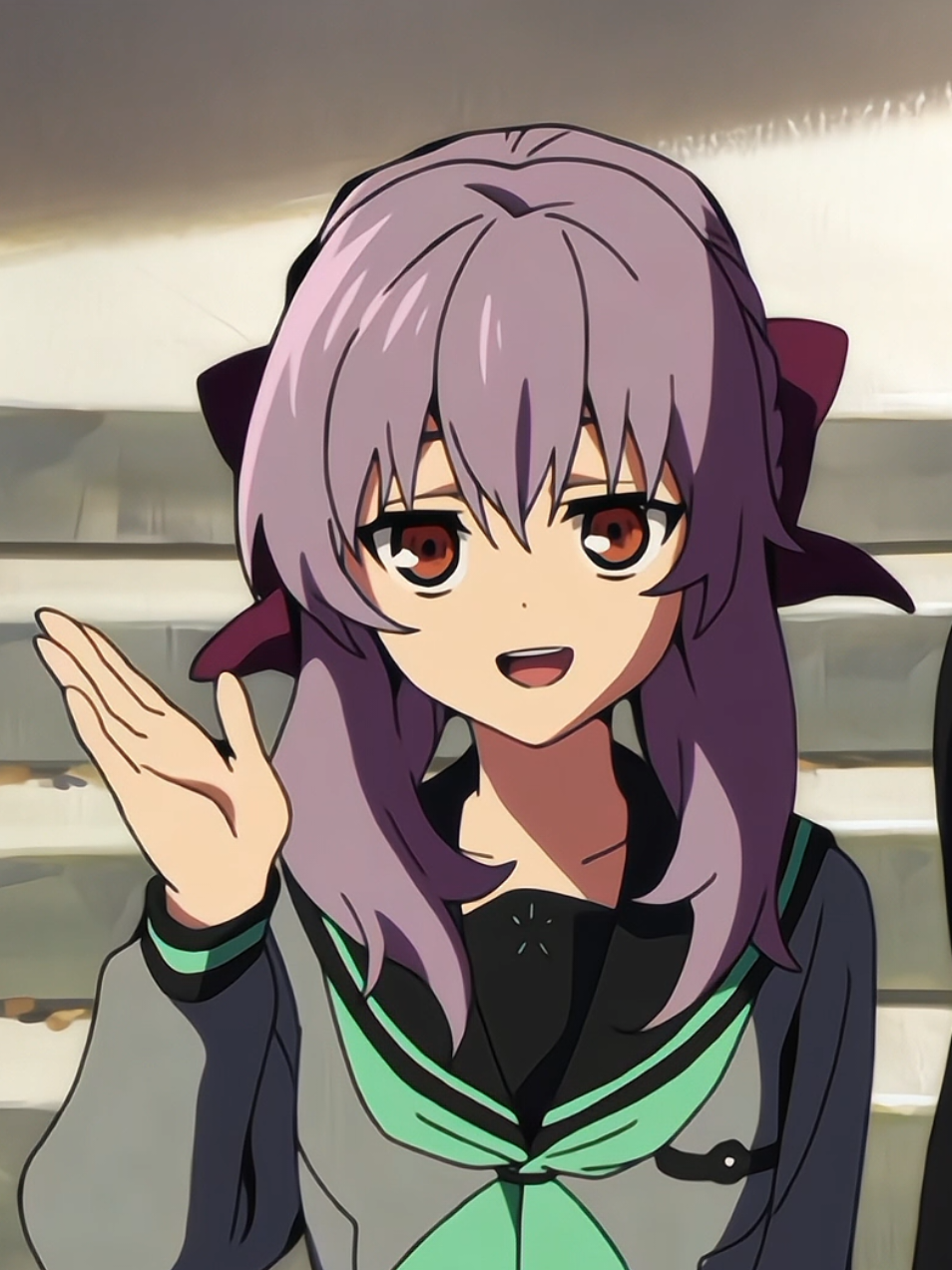 shinoa:hai..👋 #いつもありがとう #愛してます #アニメーション #アニメ #fyp 