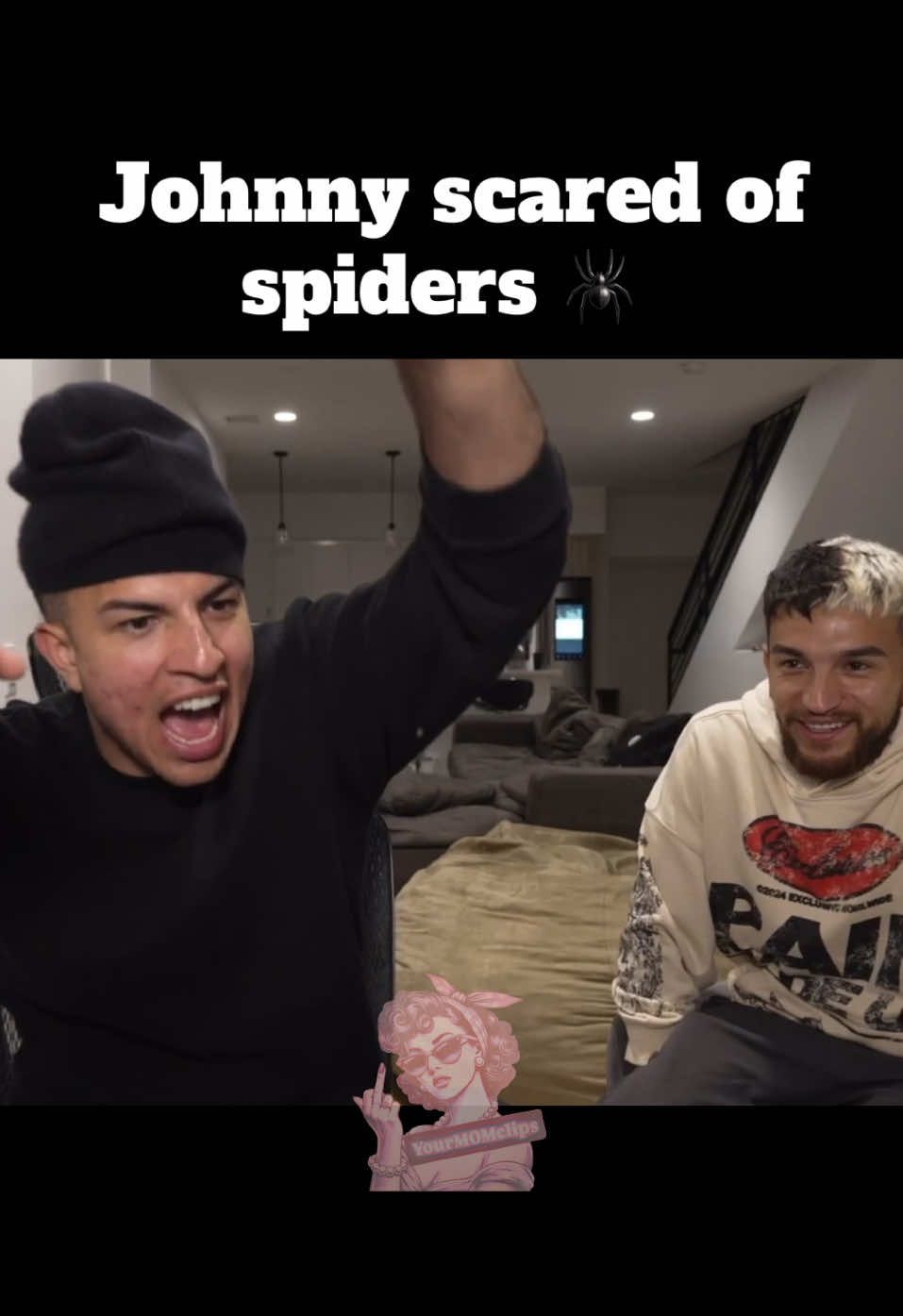 @yurnboi @yurnbro #spider #yurnboi #johnny #aracnaphobia 