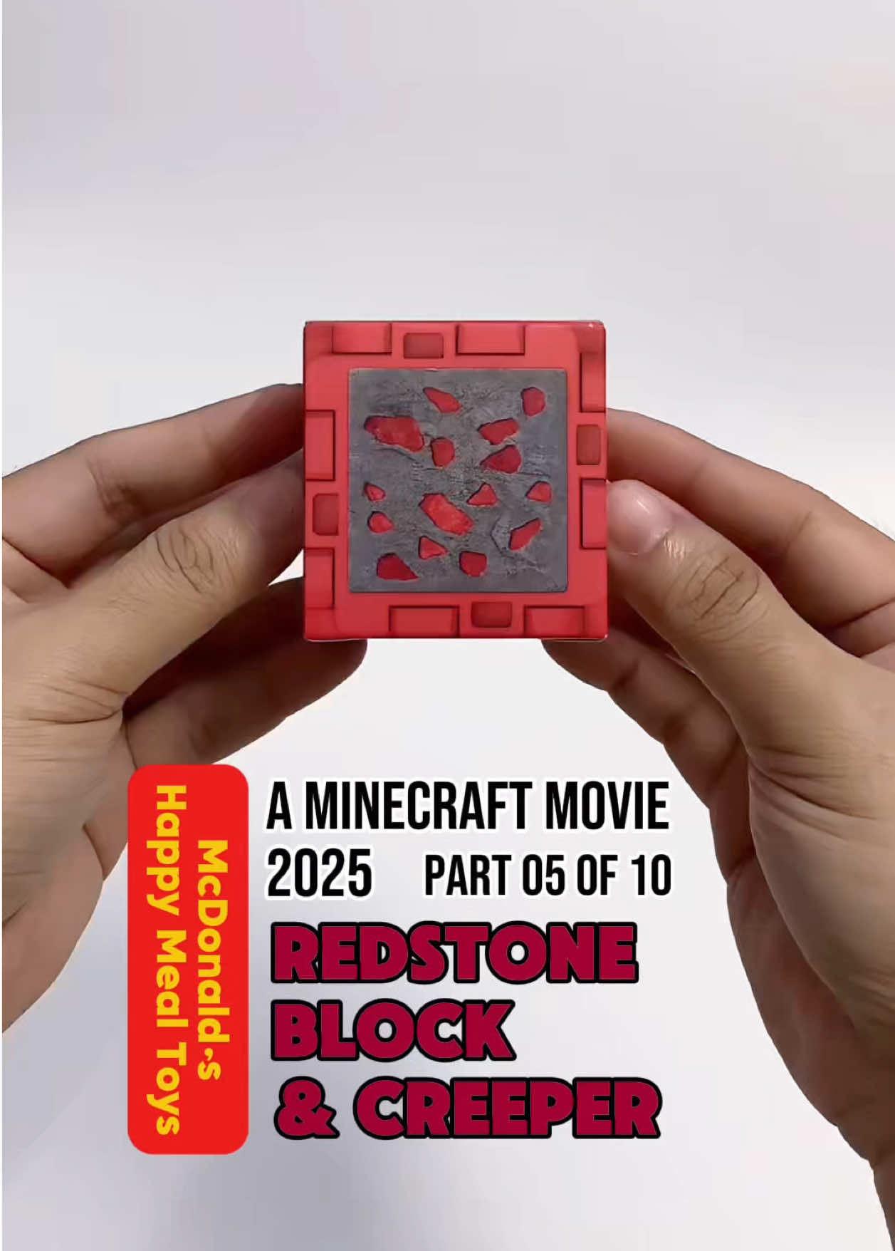 McDonald’s Happy Meal Toys Vietnam - A MINECRAFT MOVIE 2025 - part 05 of 10 - REDSTONE BLOCK & CREEPER - #mcdonalds #happymeal #figure #trending #xuhuong 