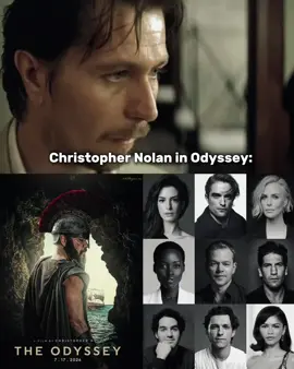 The cast of Christopher Nolan’s ‘The Odyssey’ so far 🤯 The film will also star Logan Marshall-Green, Mia Goth, Elliot Page, Ryan Hurst, John Leguizamo, Samantha Morton, Josh Stewart, Himesh Patel and others. In theaters July 17, 2026 ⏳ #foryou #christophernolan #odyssey #2026 #films 