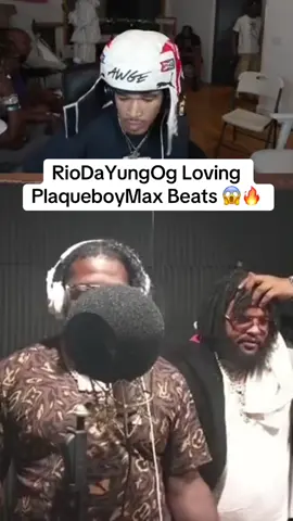 RioDaYungOg Loving PlaqueboyMax Beats 😱🔥 #plaqueboymax #riodayungog #lilbaby #plaqueboymaxclips 