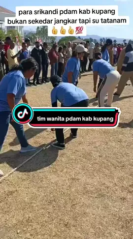 #dirgahayuindonesia80🇮🇩  #pemkabkupang , lomba tarik tambang tim wanita pdam kab. kupang di oelamasi kab. kupang 19 agustus 2025