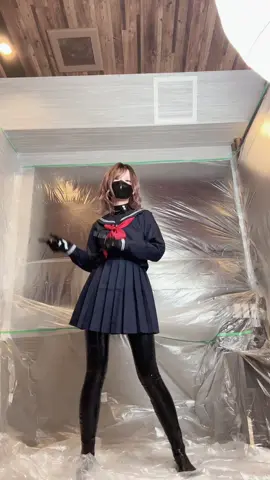 ラバーは結構好きだったりww#ラバー #セーラー服 