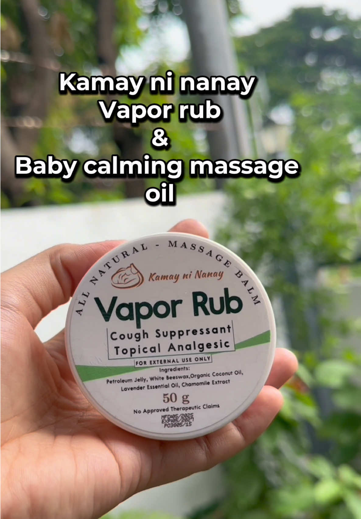 Kung wala kapa gamit nito ito na yung time para subukan mo, ako nasubukan ko narin kaya gusto ko ishare ito mga mima ko! Check out here mga mimazurrr #kamayninanayvaporub #kamayninanaycalmingoil 