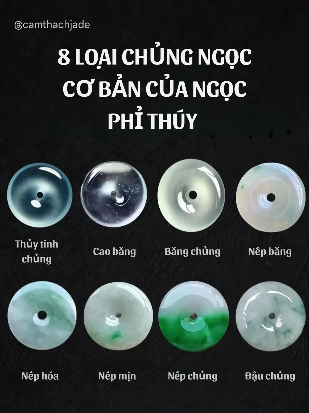 👉Bà nào muốn chơi ngọc hoặc đang chơi thì nên xem hết video để nhận biết các chủng ngọc cơ bản của ngọc phỉ thuý giúp mình chọn được mẫu vòng ưng ý và đúng với giá trị💰 của vòng nhé🥰 #xuhuong #ngoccamthach #ngocphithuy #vongcamthach #trending