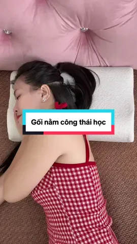 Gối nằm cao su non êm ái #changmequay #gối #goingu #goicaosunon #xuhuong 