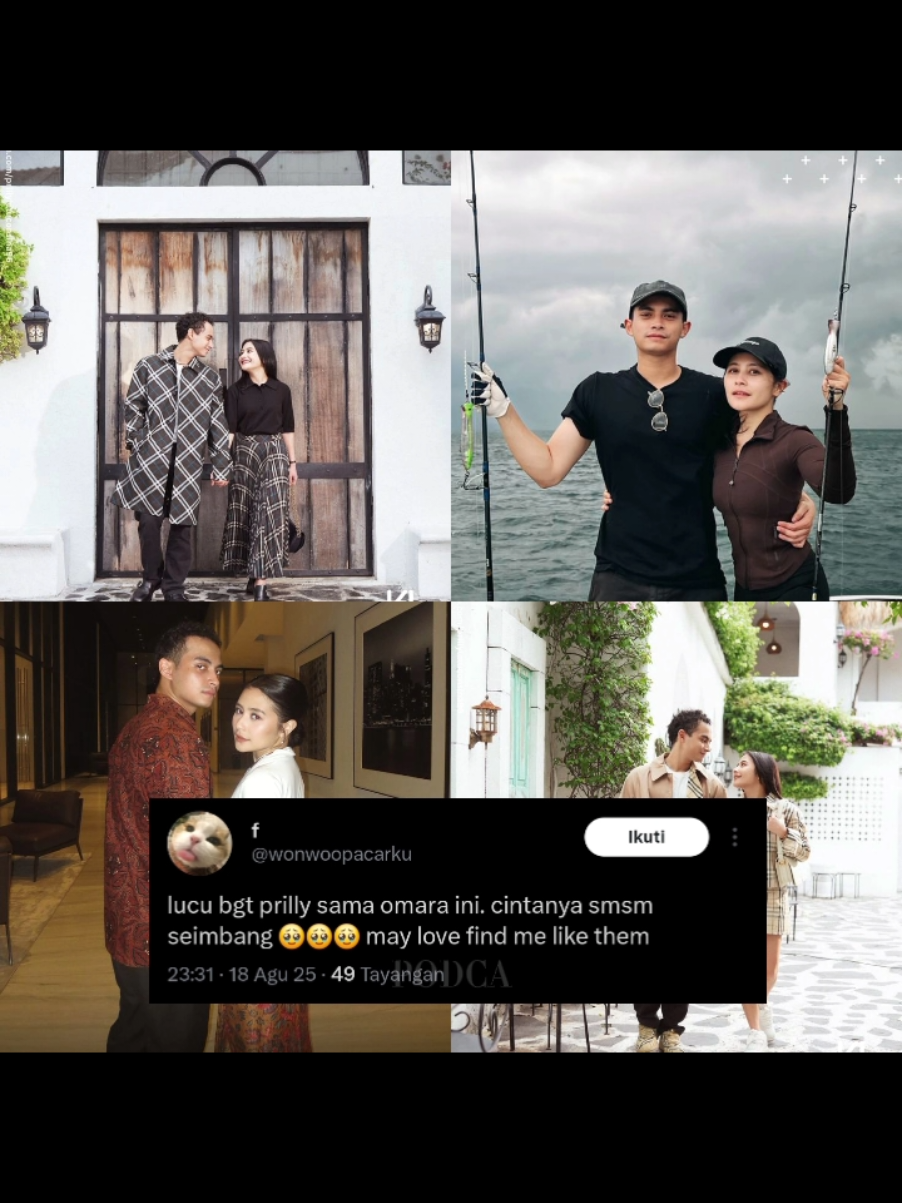 REAL SETARA BRO #prillylatuconsina #omaraesteghlal #couple #pasangan #fyp 