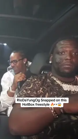 RioDaYungOg Snapped on this HotBox freestyle 🔥👀😱 #plaqueboymax #riodayungog #fypシ 