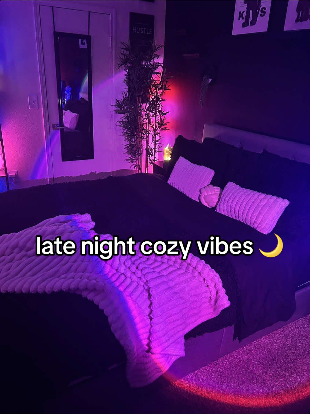 Late night cozy reset 🌙 | black wall vibes, ambient lighting, peace & presence. This is the cozy masculine lifestyle in full effect. #CozyVibes #LateNightAesthetic #RoomTransformation #BlackWallAesthetic #CozyRoom